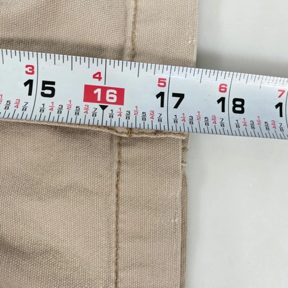 Vintage American Eagle Outfitters Womens Y2K‎ Skirt sz 8 Tan Cotton Blend Knee
